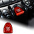 AIRSPEED Carbon Fiber Car Engine Start Button Sticker Interior Ignition Trim Decal for Mini Cooper F54 F55 F56 F57 F60 Accessories  Red