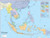 Cool Owl Maps Southeast Asia Wall Map Poster Paper 32 inchx24 inch