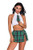 Schoolgirl Lingerie for Women with Plaid Mini Skirt Costume Set Role Play Schoolgirl Lingerie for Women with Plaid Mini Skirt Costume Set Role Play
