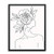 Sincerely Not One Line Wall Art Print Abstract Womans Body Shape with Flower Home Decor Poster 11 inchx14 inch UNFRAMED Minimalist Artwork for Living Room Bedroom Bathroom  11 inchx14 inch Flower Head