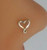Heart Nose Ring Nose Stud Infinity Heart Helix Tragus Cartilage Earring Stud Sterling Silver