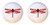 SET OF 2 KNOBS - Bushfire Red Dragonfly - Dragonflies in Color - DECORATIVE Glossy CERAMIC Cupboard Cabinet PULLS Dresser Drawer KNOBS