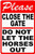 Glad grace Please Close The Gate Do Not Let Horses Out Sign. Safety for Horse Stables  and  Pastures. 8 inch X 12 inch inch Metal.