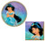 Aladdins Princess Jasmine Themed Party Supplies Bundle Includes Round Dinner Plates and Napkins for 16 People