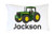 Boyce22Par Personalized Tractor Pillowcase Kids Gift Boy Son Young Kid Birthday Stocking Custom Boys Name Green Tractor Pillow Case Bedding