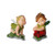 Hallmark Keepsake Christmas Ornaments 2018 Year Dated, Baby Fairy Messengers Mistletoe and Holly, Set of 2