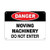 DYLAN MILLER Safety Sign - Danger Moving Machinery Do Not Enter Hazard Labels DYU0647 8 x 12 Inches Metal Sign Durable Indoor and Outdoor Signs Street Signs