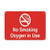 DYLAN MILLER Safety Sign - No Smoking Oxygen in Use Hazard Sign Flammable DYU0766 8 x 12 Inches Metal Sign Durable Indoor and Outdoor Signs Street Signs