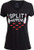 Split Happens   Funny Bowling Team Bowler Pin Humor Women Fun Girly Top T-Shirt- Vneck2XL  Vintage Black