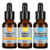 ANAIRUI Facial Serum Set Vitamin C Serum Retinol Serum and Hyaluronic Acid Serum Boost Radiance Anti Acne Anti aging Serum for Face 0.5 oz each