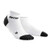 CEP Mens Compression Socks Low Cut Socks 3.0 White Dark Grey III