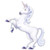 Beistle 59636 Jointed Unicorn, 54", Multicolor