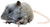Hansa Mouse Plush, Gray