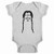 Pop Threads Every Day is Wednesday Funny Halloween Costume Gray 6M Infant Baby Boy Girl Bodysuit