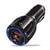Nouvel Universal Car Charger - Qualcomm Quick Charge 3.0 Dual USB Ports with 5V3.1A Output  Black