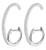 Milacolato 925 Sterling Silver Cubic Zirconia Cuff Earrings Huggie Earrings Long CZ Pave Helix Small Hoop Earring for Women Milacolato 925 Sterling Silver Cubic Zirconia Cuff Earrings Huggie Earrings Long CZ Pave Helix Small Hoop Earring for Women