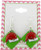 Silver-tone Green Enamel Santa Hat Charm Dangle Earrings