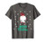 Santa Claus Garden Gnome Merry Christmas Plaid Shirt Tshirt T-Shirt