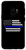 Galaxy S9 Thin Line Blue Flag Iowa Police Pride Gift Case