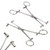 CHUANCI Professional 316L Stainless Steel Piercing Tool Septum Forceps Clamp Pliers Tool for Belly Nose Ear Tongue Lip Body Piercing  Septum Forceps