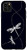 iPhone 11 Pro Max Cute White Dragonfly Trails Line Art On Black Background Case