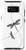 Galaxy S8 Pretty Cute Black Line Art Dragonfly Trails Dots On White Case