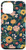 iPhone 12 mini Flowers Florals Modern Orange Coral  and  Navy Pattern AEN129 Case