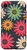 iPhone XR Floral Daisy Flowers Pink Green Orange Grey Pattern AEN021 Case