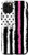 iPhone 11 Pro Max Distressed US Flag Pink Line Patriotic Case