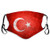 Adjustable Safety Covers for Most people Turkey flag abstract polygon background Fashion Shield Adjustable Safety Covers for Most people Turkey flag abstract polygon background Fashion Shield