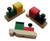 Fun Express Wooden Painted Train-Shaped Whistles - 12 Pieces