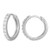 18K Gold Plated Sterling Silver Huggie Hoop Earrings for Women Tiny Cartilage Hoops  10mm   Cubic Zirconia Line Mini Hoops   Cuff Earrings Huggie