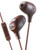 JVC HA-FX38M Marshmallow Custom Fit in-Ear Headphone - Brown