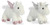 Aurora Plush 8" Mini Flopsies Pegasus Bundle, Skies Pegasus and Frosty Alicorn