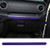 RT-TCZ Handle Trim Cover Passenger Co Pilot Handle Trim Cover Interior Decoration ABS Accessories for Jeep Wrangler 2018-2021 UP JL JLU Purple