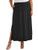 Black Soot Plus Size Super Soft Sueded Maxi Skirt - 2X
