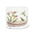 Abbott Collection 27-PL-WR-02-SM Small Hummingbirds Planter 4.5 inches D White