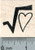 Square Root Rubber Stamp with Heart Math Themed