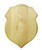 Walnut Hollow Basswood Shield Plaque, 12 by 16-Inch
