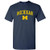 AS03 - Michigan Wolverines Arch Logo T-Shirt - 3X-Large - Navy