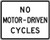 Vinyl Stickers - Bundle - Safety and Warning Signs Stickers - No Motorcycles - 6 Pack  3.5 inch x 5 inch