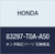 Honda Genuine 83297-T0A-A50 Grab Rail Bracket Set