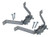 4 inch Stand Off Wall Mast Mount - W Style Antenna Mast Bracket - EZ 30-4