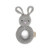 Cheengoo Organic Crocheted Bunny Ring Rattle