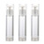 Yarnow 6Pcs 50ml Plastic Airless Pump Bottle Mini Empty Press Lotion Bottle Cosmetic Cream Pump Bottle Travel Toiletries Container