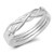 Braided Celtic Knot Braid Weave .925 Sterling Silver Band Size 11