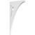 Ekena Millwork BKTP01X07X13NA PVC Bracket 5 8 inchW X 7 1 2 inchD X 13 inchH White
