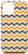 iPhone 12 mini Repeating Squiggly Lines Black Orange White Pattern Case