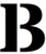 16x20 Large Letter Stencil from 4 Ply Mat Board-Stardos Font-Letter B