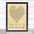 Always Look On The Bright Side of Life Heart Song Lyric Print